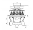 36.Modular 12 Head Weigher With 4-Layer Hoppers(Memory Hoppers)